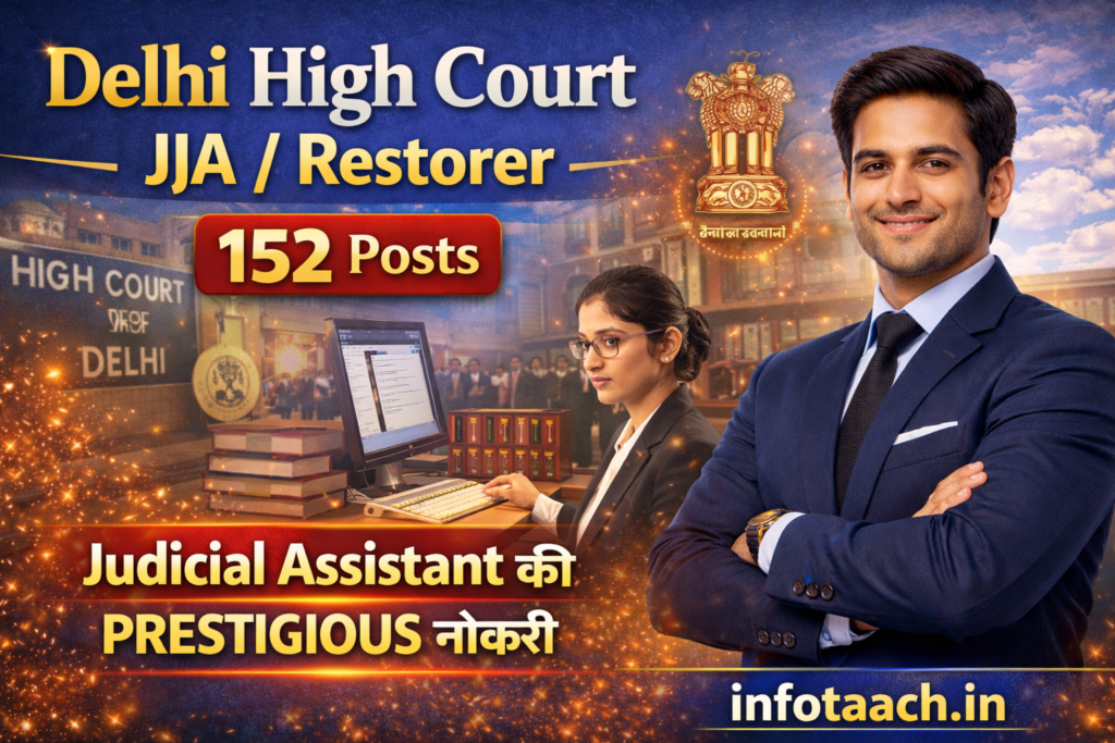 Delhi High Court JJA Recruitment 2026 | 152 Posts | Eligibility & Apply Link