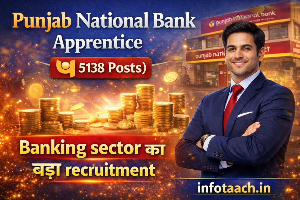 Punjab National Bank (PNB) Apprentice: (5138 Posts) - Banking sector ka bada recruitment.